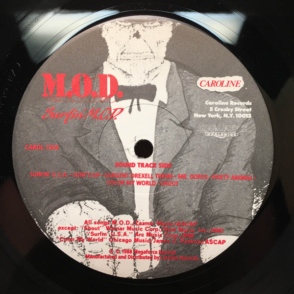M.O.D.* : Surfin' M.O.D. (LP, Album)