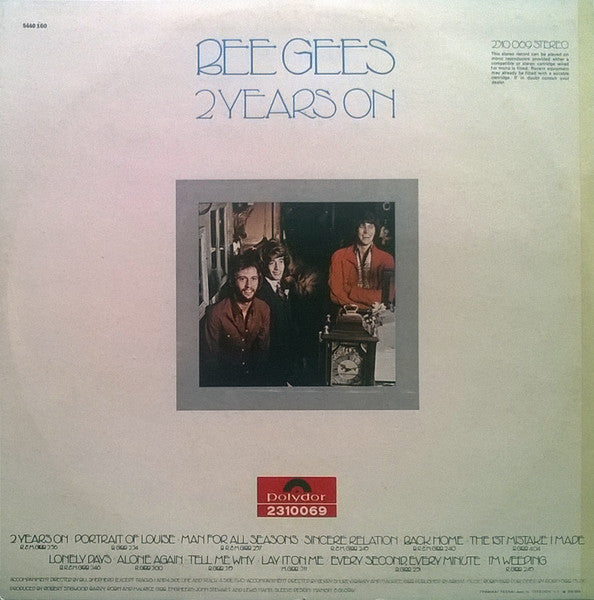 Bee Gees : 2 Years On (LP, Album)