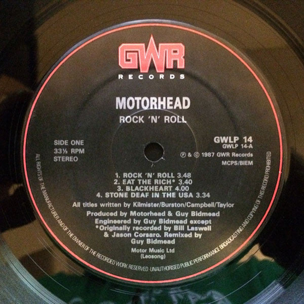 Motörhead : Rock 'N' Roll (LP, Album)