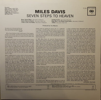 Miles Davis : Seven Steps To Heaven (LP, Album, RE, Car)