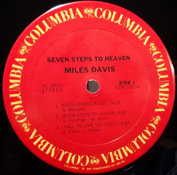 Miles Davis : Seven Steps To Heaven (LP, Album, RE, Car)