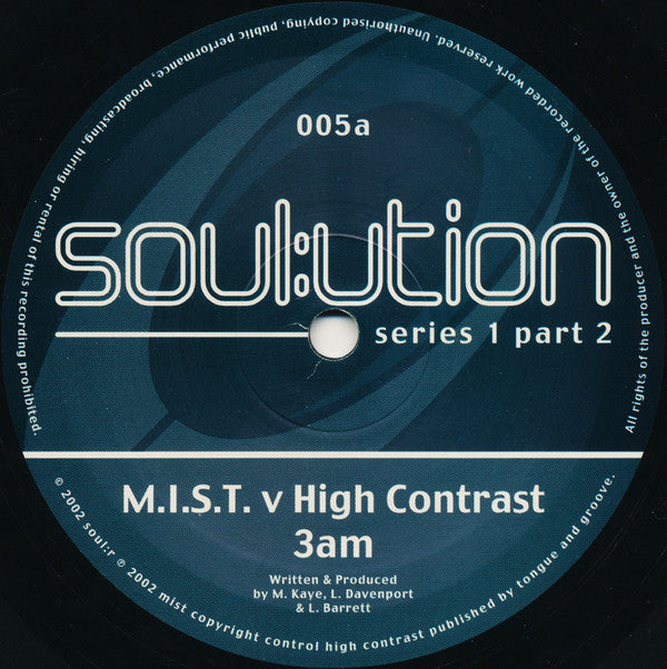 Various : Soul:ution Series 1 Part 2 (2x12")