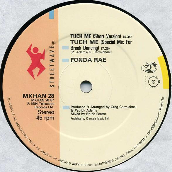 Fonda Rae : Tuch Me (12", Single)