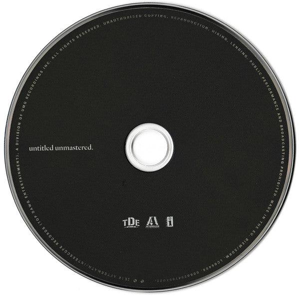 Kendrick Lamar : Untitled Unmastered. (CD, Album)