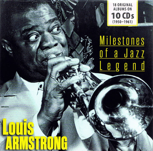 Louis Armstrong : Milestones Of A Jazz Legend (10xCD, Comp, RE + Box, Comp)