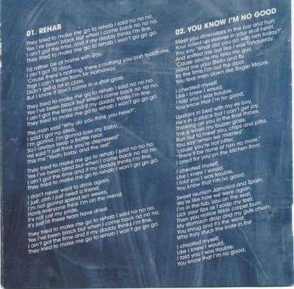 Amy Winehouse : Back To Black (CD, Album, Enh)