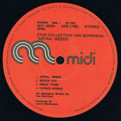 Van Morrison : Astral Weeks (LP, Album, RE)