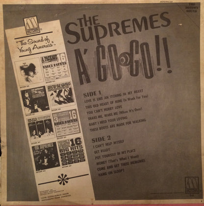 The Supremes : A' Go-Go (LP, Album, Ind)