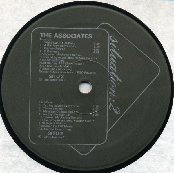 Associates* : Fourth Drawer Down (LP, Album, Comp)