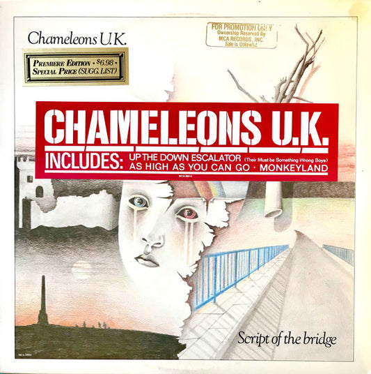 Chameleons U.K.* : Script Of The Bridge (LP, Album, Pin)