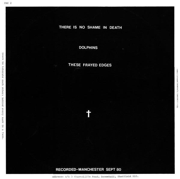 The Danse Søciety* : There Is No Shame In Death (12", Maxi)