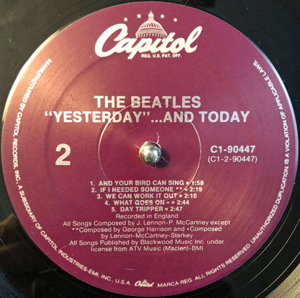 The Beatles : Yesterday And Today (LP, Album, Comp, RE, Spe)