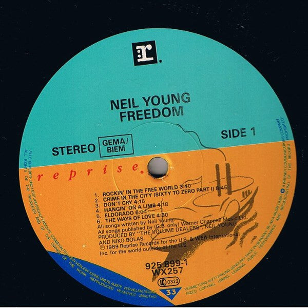 Neil Young : Freedom (LP, Album)