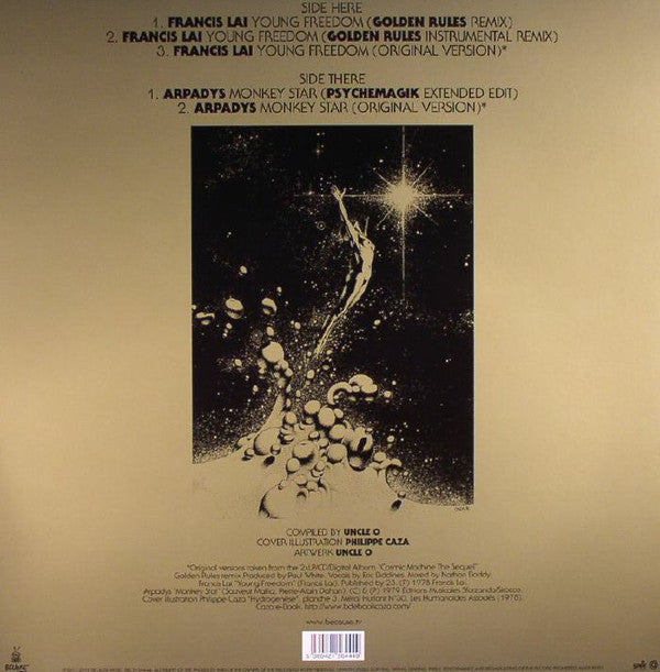 Francis Lai / Arpadys : Cosmic Machine - The Sequel - Original And Remixed Versions - A Voyage Across French Cosmic & Electronic Avantgarde (70s-80s) (12", RSD, Comp, Ltd)