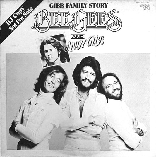 Bee Gees, Andy Gibb : Gibb Family Story - DJ Copy (LP, Comp, Promo, DJ )
