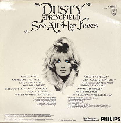 Dusty Springfield : See All Her Faces (LP, Album)