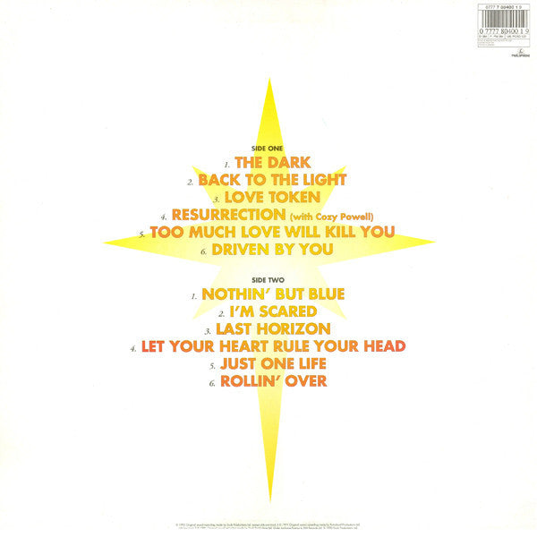 Brian May : Back To The Light (LP, Album)