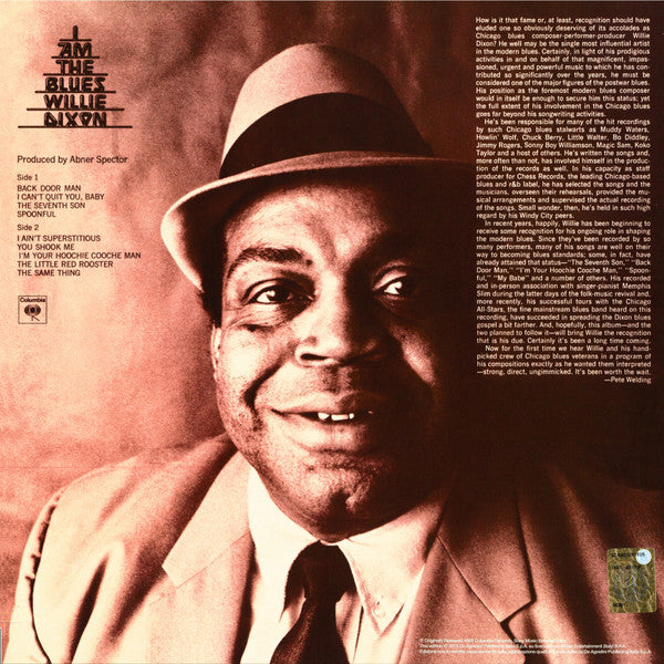 Willie Dixon : I Am The Blues (LP, Album, RE, 180)