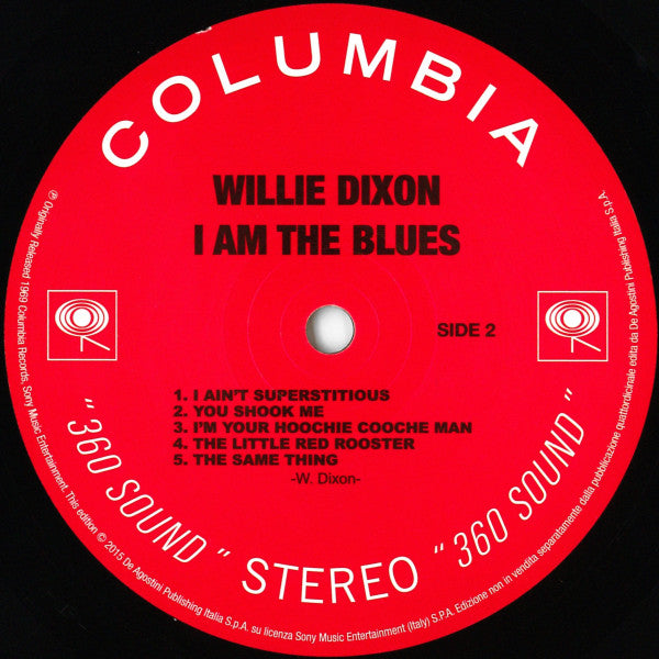 Willie Dixon : I Am The Blues (LP, Album, RE, 180)