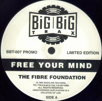 Fibre Foundation : Free Your Mind (12", Ltd, Promo)