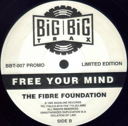 Fibre Foundation : Free Your Mind (12", Ltd, Promo)