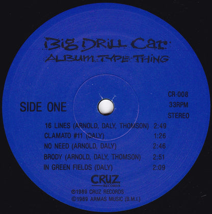 Big Drill Car : Album Type Thing (LP, Album)