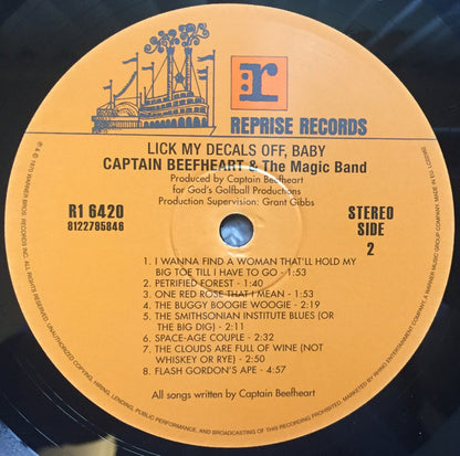 Captain Beefheart & The Magic Band : Lick My Decals Off, Baby (LP, Album, RE)