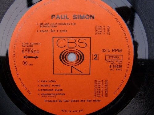 Paul Simon : Paul Simon (LP, Album, Club)