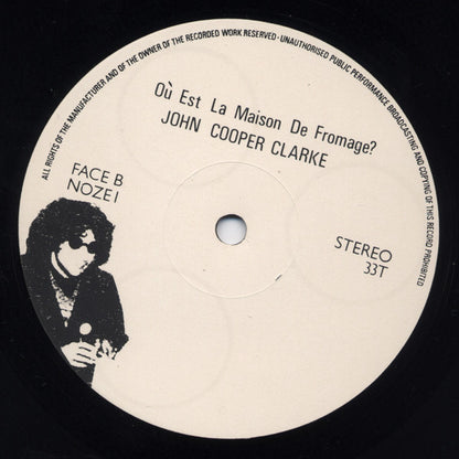 John Cooper Clarke : Où Est La Maison De Fromage? (LP, Album)