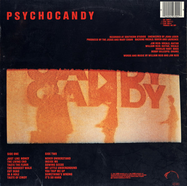 The Jesus And Mary Chain : Psychocandy (LP, Album)
