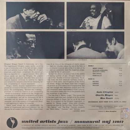 Duke Ellington • Charlie Mingus* • Max Roach : Money Jungle (LP, Album, RE, 180)