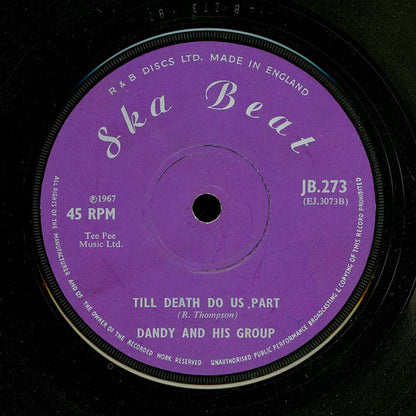 Dandy* / Dandy And His Group* : Rudy A Message To You / Till Death Do Us Part (7", Single, Sol)