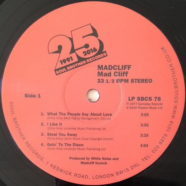 Madcliff : Mad Cliff (LP, Ltd, RE)