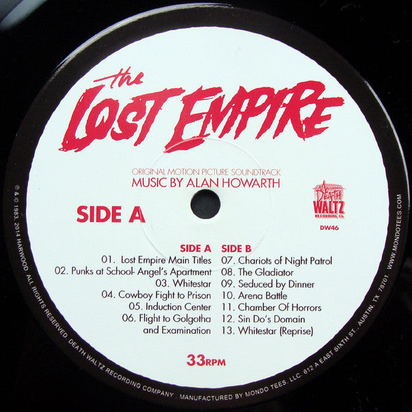 Alan Howarth : The Lost Empire (LP, Ltd, RM, 180)