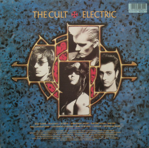 The Cult : Electric (LP, Album, Gat)