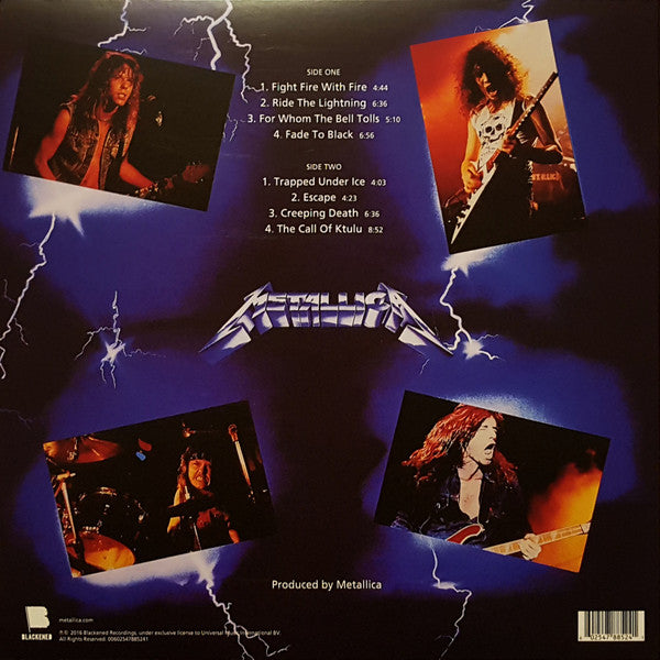 LLICA RIDE THE LIGHTNING LP DVD メタリカ Metallica : Ride The Lightning LP, Album, RE, RM (NM or M- / VG+)