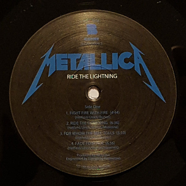 Metallica : Ride The Lightning LP, Album, RE, RM (NM or M- / VG+)