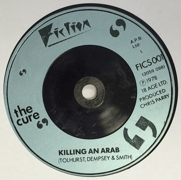 The Cure : Killing An Arab (7", Single, RE, Blu)