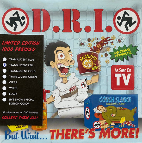 Dirty Rotten Imbeciles : But Wait, There's More! (7", EP, Red)