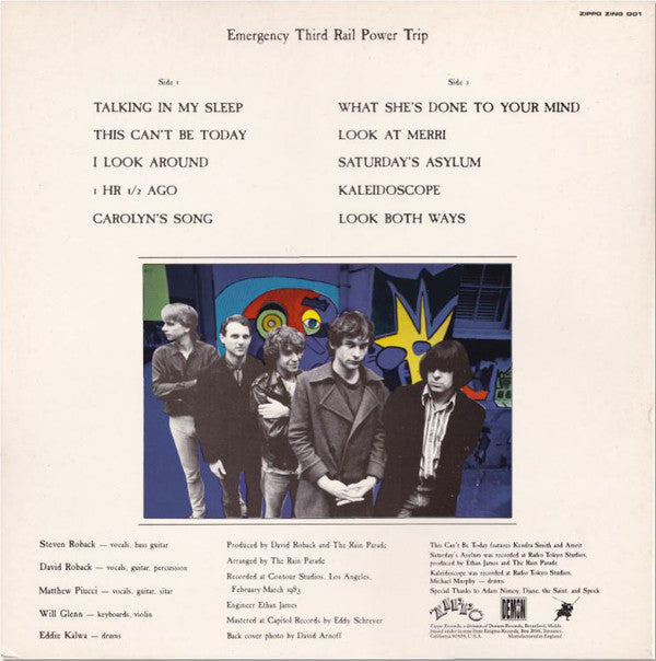 The Rain Parade* : Emergency Third Rail Power Trip (LP, Album, RE, Gat)