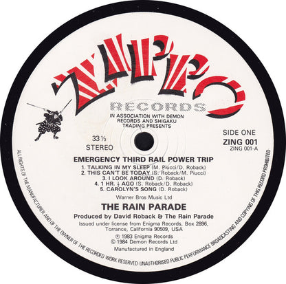 The Rain Parade* : Emergency Third Rail Power Trip (LP, Album, RE, Gat)