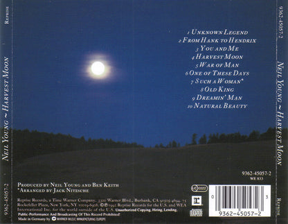Neil Young : Harvest Moon (CD, Album, RP)