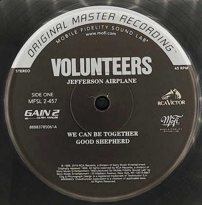 Jefferson Airplane : Volunteers (2x12", Album, Ltd, Num, RE, RM, S/Edition, Gat)
