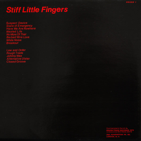 Stiff Little Fingers : Inflammable Material (LP, Album, WEA)