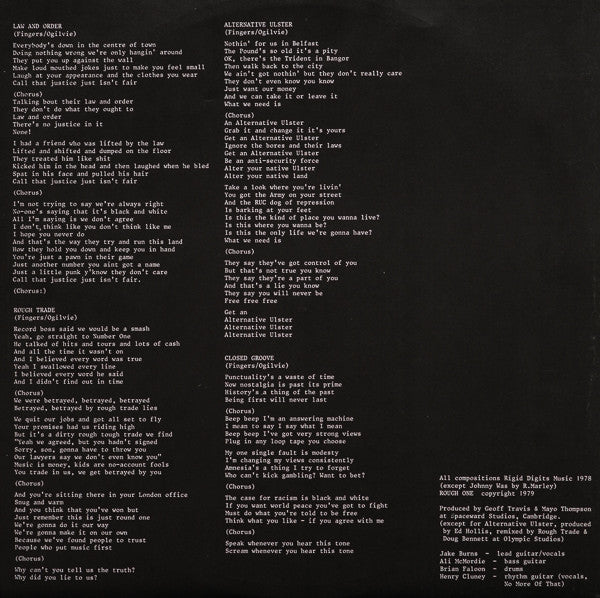 Stiff Little Fingers : Inflammable Material (LP, Album, WEA)