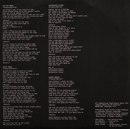 Stiff Little Fingers : Inflammable Material (LP, Album, WEA)