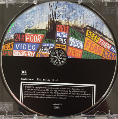 Radiohead : Hail To The Thief (CD, Album, RE)