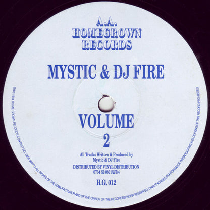 Mystic & DJ Fire* : Volume 2 (12")