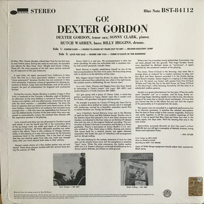 Dexter Gordon : Go! (LP, Album, RE, 180)