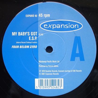 Four Below Zero / Charles Johnson : My Baby's Got E.S.P. / Never Had A Love So Good (12")